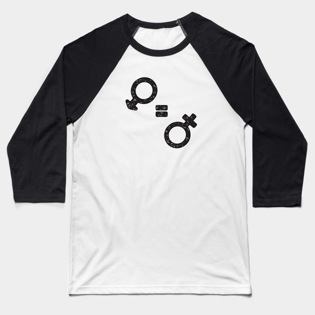 Equal rights Baseball T-Shirt by madmonkey